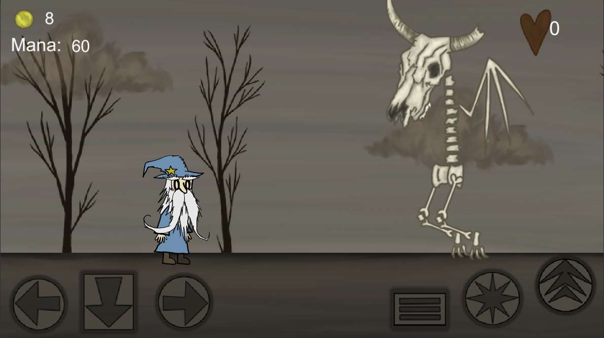 Brothers of Arcana gameplay screenshot in the desert level