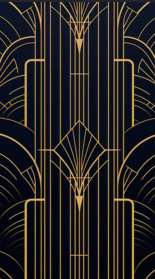 Vertical Art Deco pattern reference