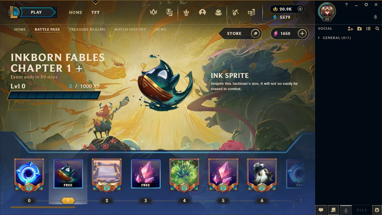 Team Fight Tactics battle pass screenshot reference